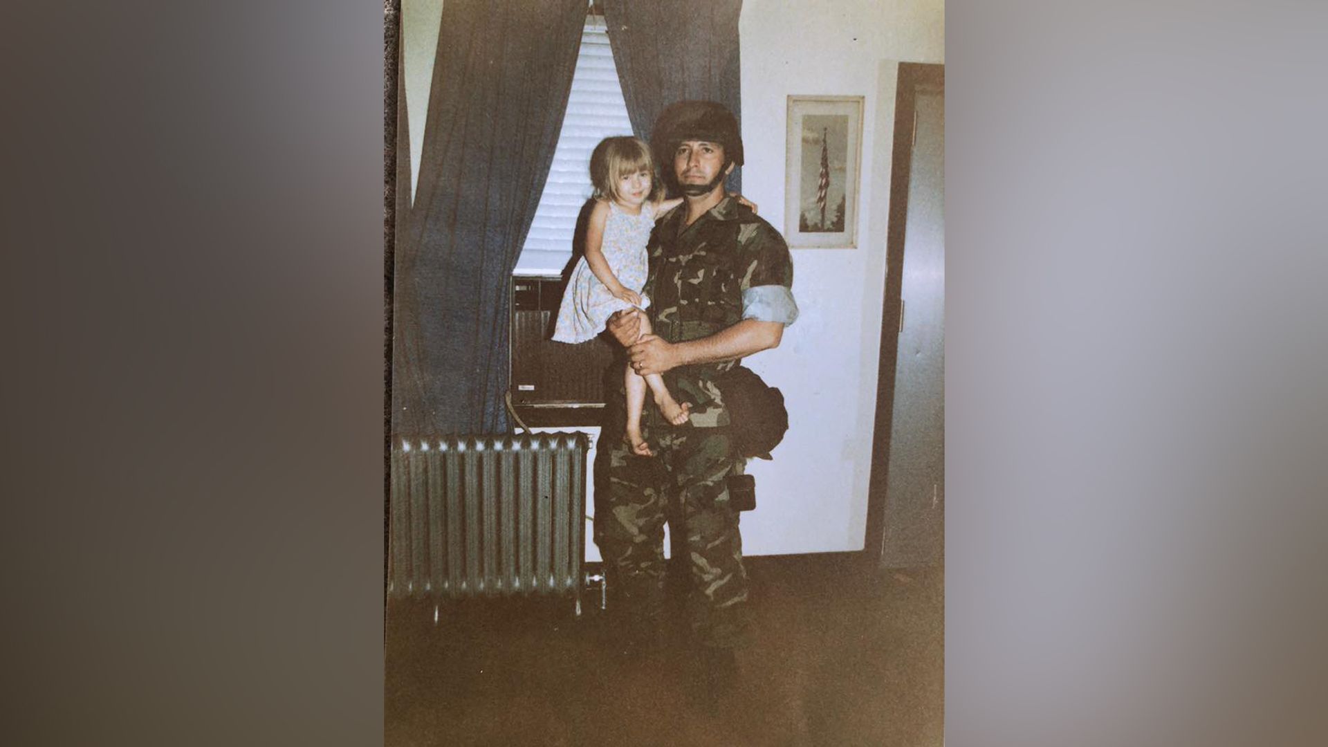 Крістіна Агілера в дитинстві з батьком