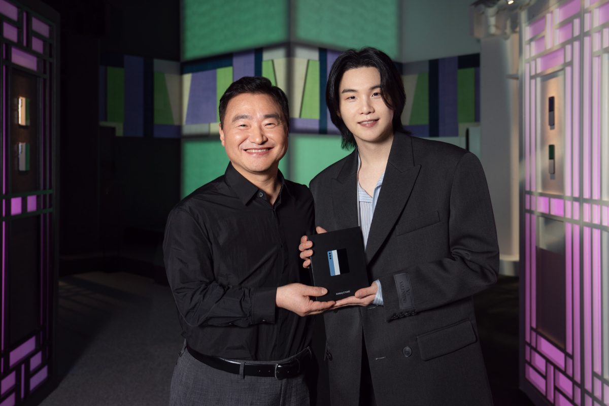 BTS’ Suga at Samsung Galaxy for Z Fold5
