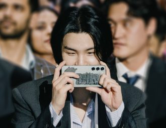 BTS’ Suga at Samsung r Z Fold5