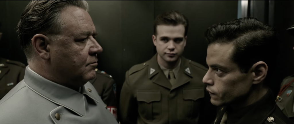 Рассел Кроу і Рамі Малек, кадр з фільму «НЮРНБЕРГ» (2025) Рассел Кроу і Рамі Малек, кадр з фільму «НЮРНБЕРГ» (2025)