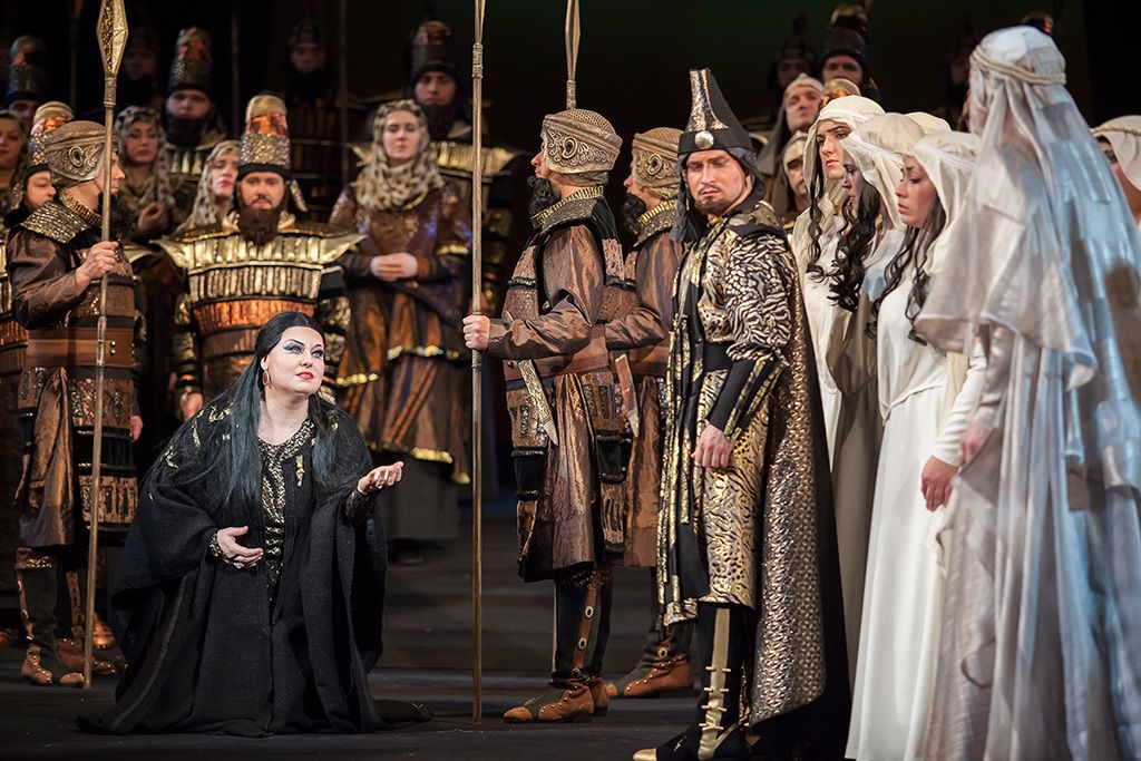 Людмила Монастирська в опері «Набукко». Фото Національна опера України