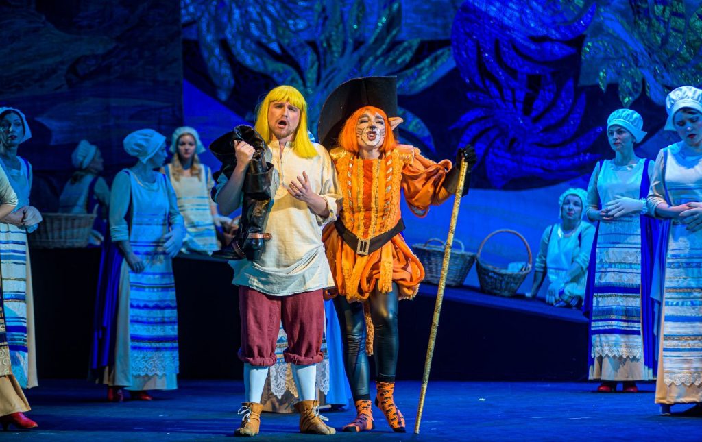 Сцена з опери «Кіт у чоботях». Фото Національна опера України