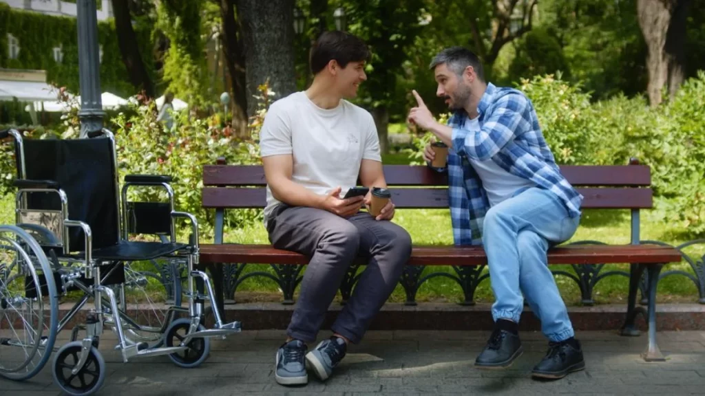 Кадр з фільму Бачу тебе