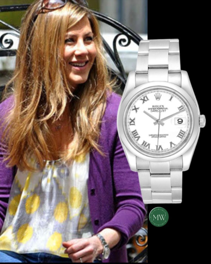 Дженніфер Еністон годинник стиль Rolex Lady Datejust 115200 White