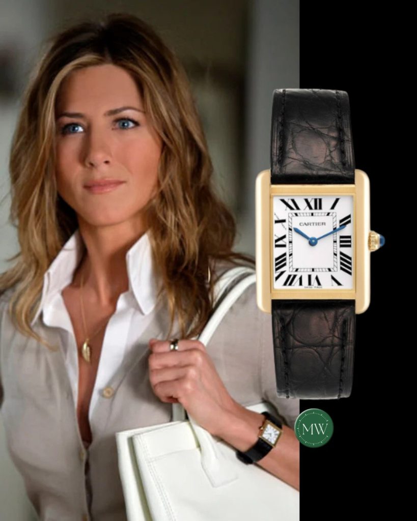 Дженніфер Еністон стиль годинник Cartier Tank