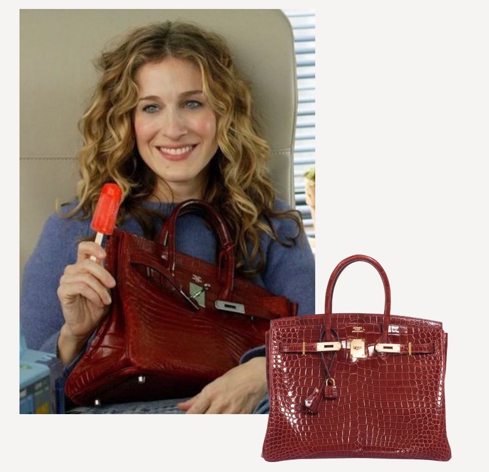 Стиль Керрі Бредшоу з “Sex and the City” Hermès Birkin 35 Rouge H Сара Джессіка Паркер Стиль Керрі Бредшоу з “Sex and the City” Hermès Birkin 35 Rouge H Сара Джессіка Паркер