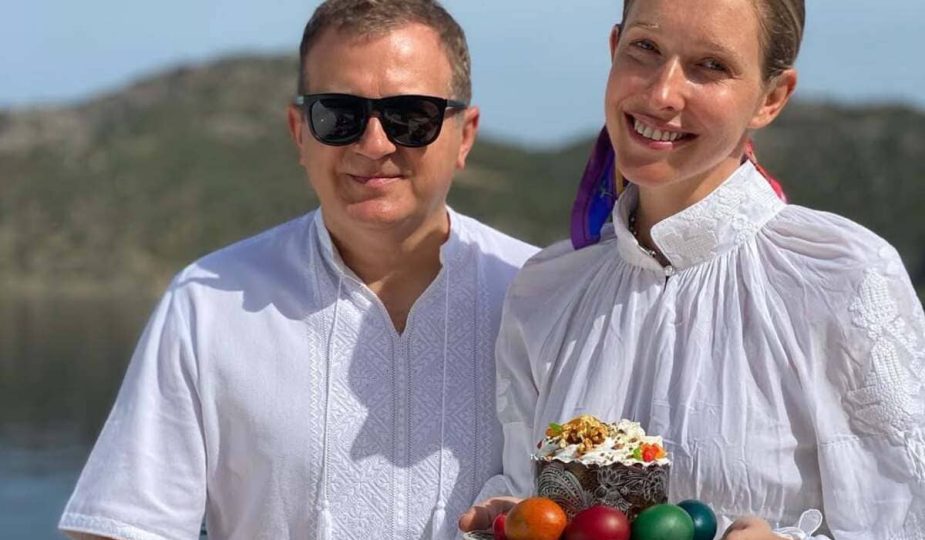 паски українських зірок на Великдень Юрій Горбунов Катерина Осадча 2